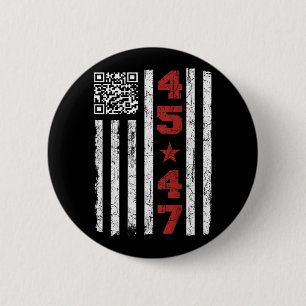 Badge Rond 5 Cm Funny Qr President Trump Dance Code Trump 4547 (su