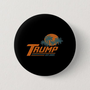 Badge Rond 5 Cm Funny Retro Vintage Shirt (2 Côté) Amérique du Gol