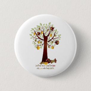 Badge Rond 5 Cm Funny Rotten Apple Family Tree
