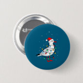 Badge Rond 5 Cm Funny Seagull Bird Christmas Animal Lover  (Devant & derrière)