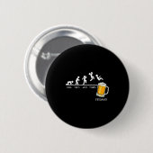 Badge Rond 5 Cm Funny Stickman Jumping Beer Days Of Week Friday Dr (Devant & derrière)
