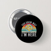 Badge Rond 5 Cm Funny Thanksgiving Deviled Eggs You Know Why I'm H (Devant & derrière)