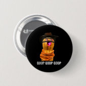 Badge Rond 5 Cm Funny The Burnt Peanut Goop Bungulator  (Devant & derrière)