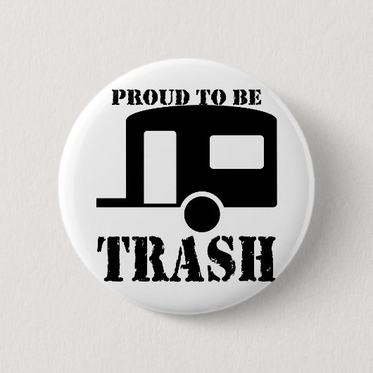 Badge Rond 5 Cm Funny Trailer Park (Devant)