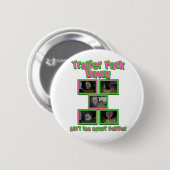 Badge Rond 5 Cm Funny Trailer Park Dawg (Devant & derrière)