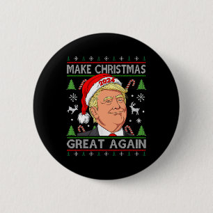 Badge Rond 5 Cm Funny Trump 2024