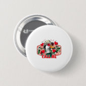 Badge Rond 5 Cm Funny Valentines Day Call Me Duck Hunting Men Wome (Devant & derrière)