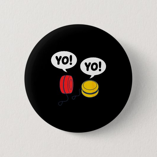 Badge Rond 5 Cm Funny Yoyo (Devant)