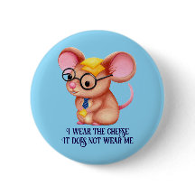 Furry Cheese Man Business Mouse Tie Glasses Nerdy