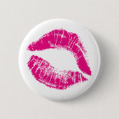 Badge Rond 5 Cm Fusée de baiser (Devant)