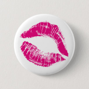 Badge Rond 5 Cm Fusée de baiser