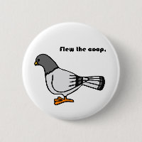 Fusionnez le dessin animé Coop Funny Grey Pigeon