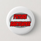 Badge Rond 5 Cm Futur barman (Devant)