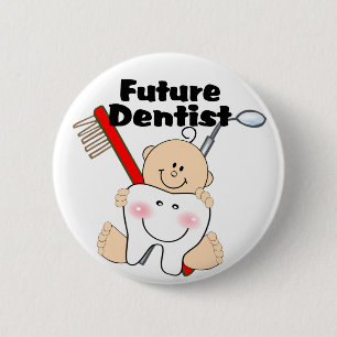 Badge Rond 5 Cm Futur dentiste