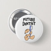 Badge Rond 5 Cm Futur dentiste (Devant & derrière)