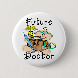 Badge Rond 5 Cm Futur docteur