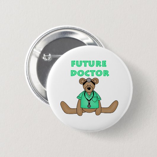 Badge Rond 5 Cm Futur docteur (Devant & derrière)