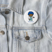 Badge Rond 5 Cm Futur docteur - garçon (En situation)