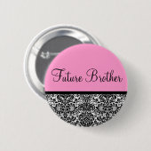 Badge Rond 5 Cm Futur frère (Devant & derrière)
