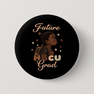 Badge Rond 5 Cm Futur Hbcu Grad Histoire Noire Mois Garçon Graduat