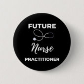 Badge Rond 5 Cm Futur infirmier praticien (Devant)