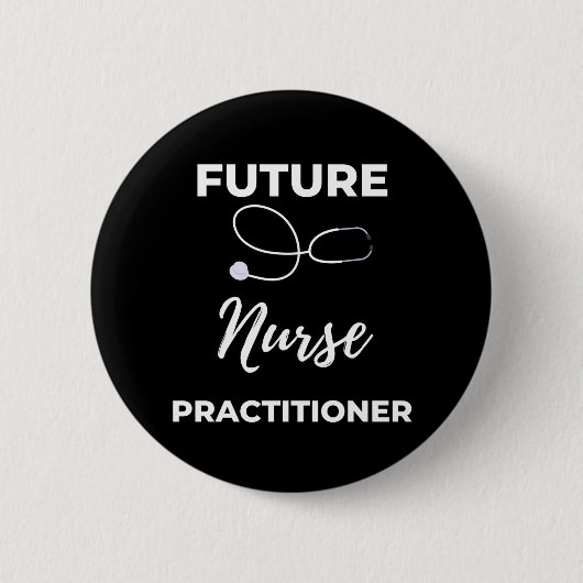Badge Rond 5 Cm Futur infirmier praticien (Devant)
