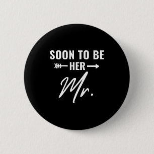 Badge Rond 5 Cm Futur mari marié futur marié fiancé bride