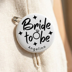 Badge Rond 5 Cm Futur mariée : Baby Shower