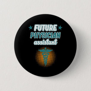 Badge Rond 5 Cm Futur Médecin Assistant PA Étudiants Médicales Arg