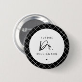 Badge Rond 5 Cm Futur médecin | Doctorant Médicale School (Devant & derrière)