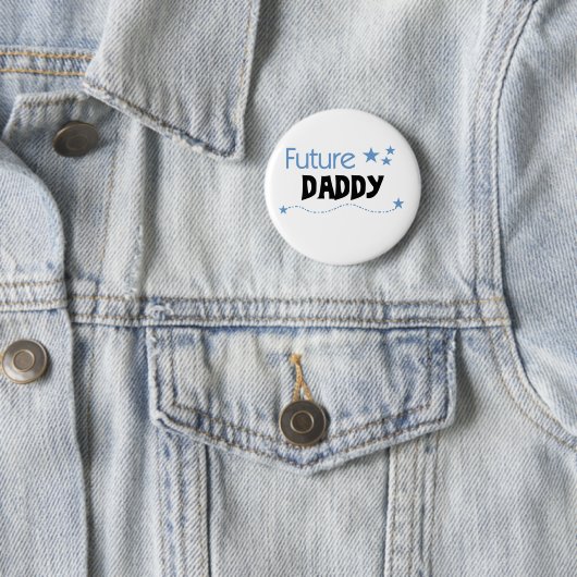 Badge Rond 5 Cm Futur papa (En situation)