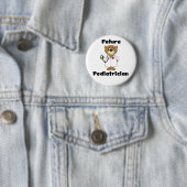 BADGE ROND 5 CM FUTUR PÉDIATRE (En situation)