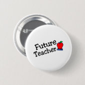 Badge Rond 5 Cm Futur professeur (Devant & derrière)
