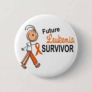 Badge Rond 5 Cm Futur survivant SFT de leucémie