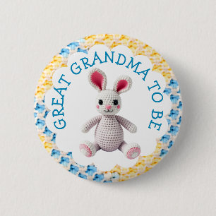 Badge Rond 5 Cm Future Arrière-Grand-Mère   Baby-Shower Filleul