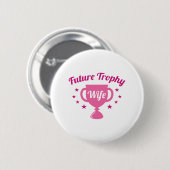 Badge Rond 5 Cm Future Femme du trophée (Devant & derrière)