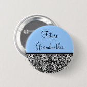 Badge Rond 5 Cm Future grand-mère (Devant & derrière)