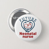 Badge Rond 5 Cm future infirmière néonatale (Devant & derrière)