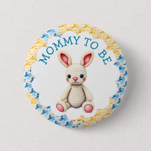 Badge Rond 5 Cm Future Maman Baby-Shower Fille ou Garçon