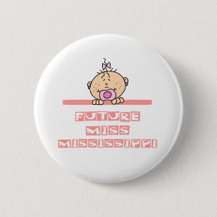 Badge Rond 5 Cm Future Mlle Mississippi