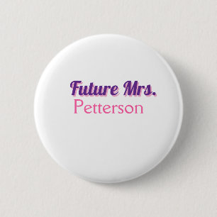 Badge Rond 5 Cm Future Mme ajouter nom mariée enterrement de vie d