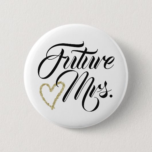 Badge Rond 5 Cm Future Mme Party Pin (Devant)