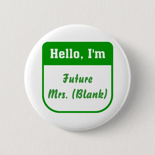 Badge Rond 5 Cm Future Mme Pins - personnalisée (Devant)