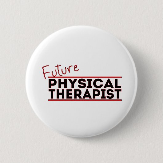 Badge Rond 5 Cm Future Physical Therapist (Devant)