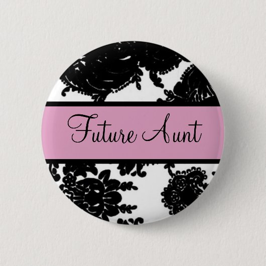 Badge Rond 5 Cm Future tante (Devant)