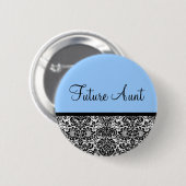 Badge Rond 5 Cm Future tante (Devant & derrière)