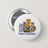 Badge Rond 5 Cm Future Zookeeper (Devant & derrière)