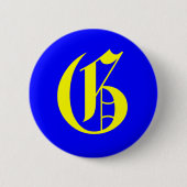 BADGE ROND 5 CM G - ANCIEN ANGLAIS (Devant)