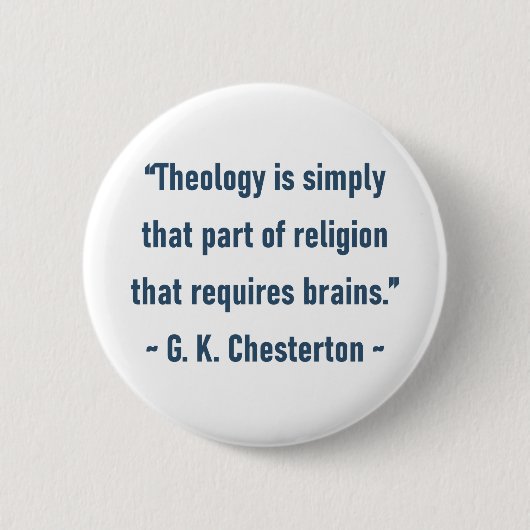 Badge Rond 5 Cm G. K. Chesterton (Devant)