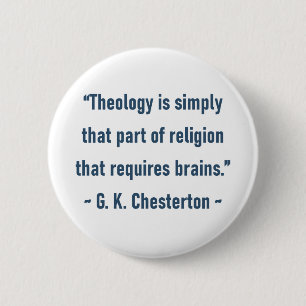 Badge Rond 5 Cm G. K. Chesterton